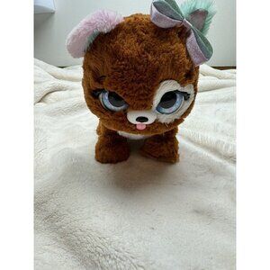 Present Pets Glitter Puppy Cocoa Interactive Plush Dog Tested Working